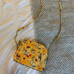 Steve Madden Yellow BMaggie Floral Crossbody